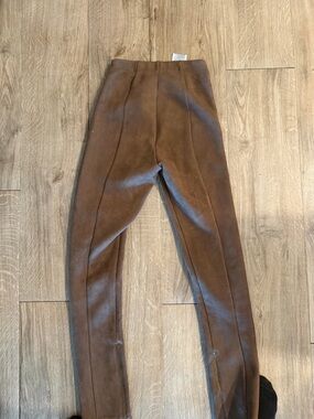 BCBGeneration Brown Skinny High-Waist Pants